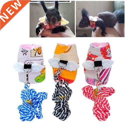 Hamster Small Pet Harness Autumn Winter Angel Wings Harness