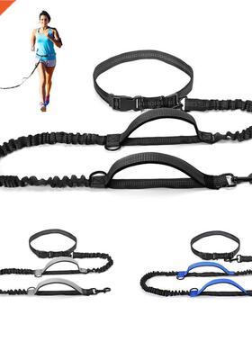High Qulity Retractable Hands Free Dog Leash For Running Dua