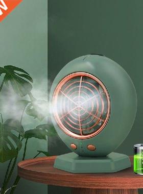 Table Fan with Humidification Strong Windy Air Coing for