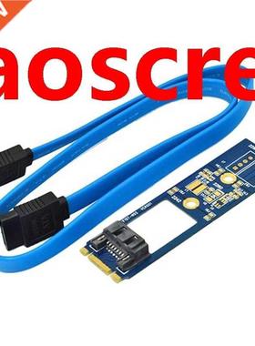 M2 SATA Adapter Convert Card B-M KEY M.2 NGFF SATA SSD to 7P