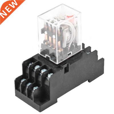 DC 24V Coil Volt 4PDT 14 Pin Terminal Electromagnetic Relay