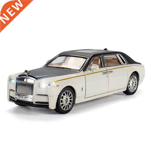 1/24 Alloy Diecast Rolls Royce Phantom Model Car Toy With Li