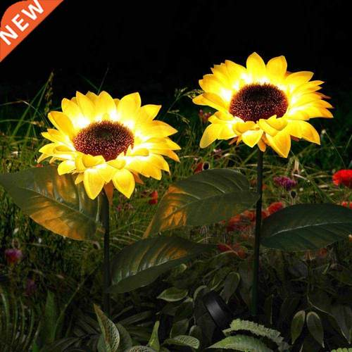 Outdoor Solr Sunflower LED Light rtificil Flower Light Ro