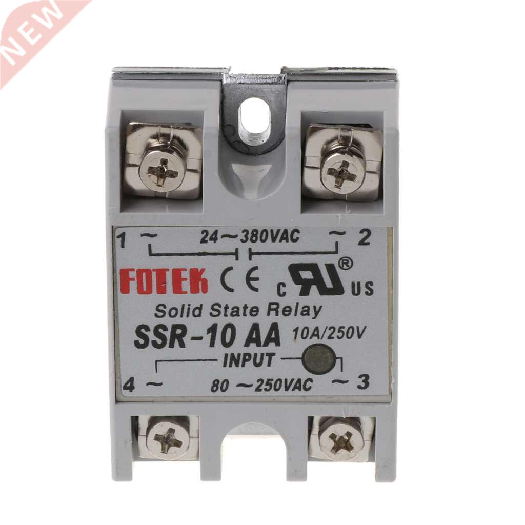 24V-80V SSR-10AA 10A DC-AC Solid State Relay Module For Tem