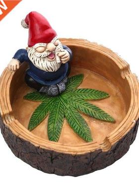 Funny Gnome Ashtrays For Cigarettes Outdoor Handmade Resin