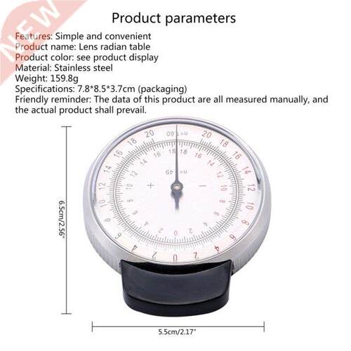 Compact Point Tyoe Eyeglasses Lens Measure with Clear Scale