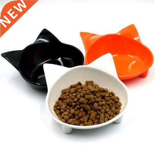 Hot Sell Cute Pet Supplies Candy Color Plastic Dog Bowl