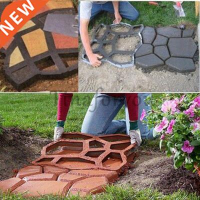 Garden Path Maker Molds Walk Pavement Concrete Mould DIY