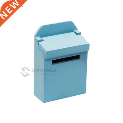 Miniature Wooden Colorful Outside Postbox Mailbox 1:12 Dol