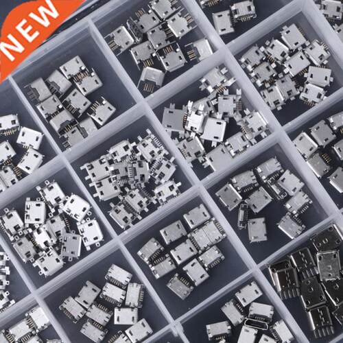 240 Pcs/box 24 Models Micro USB Connector Socket Jack USB Co