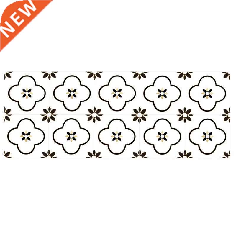 10 Pieces Of Square Self-Adhesive Tile Stickers Retro Matte