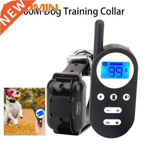 HOOMIN LCD Display Electric Dog Training Collar Waterproof