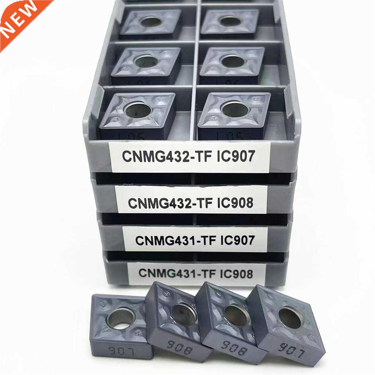 CNMG120408 TF IC907 IC908 External Turning Tools CNMG 120404