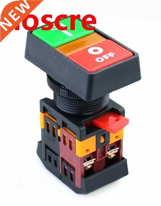 5pcs PPBB-30N ON OFF START STOP Push Button w Light Indicat