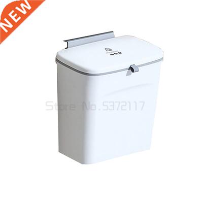 Kitchen garbage can with cover household wall hung toilet