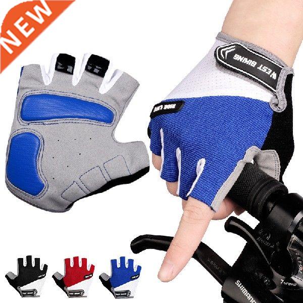 1Pair Anti-slip Half Finger Bicycle Cycling Gloves Outdoor