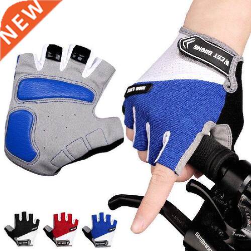 1Pair Anti-slip Half Finger Bicycle Cycling Gloves Outdoor