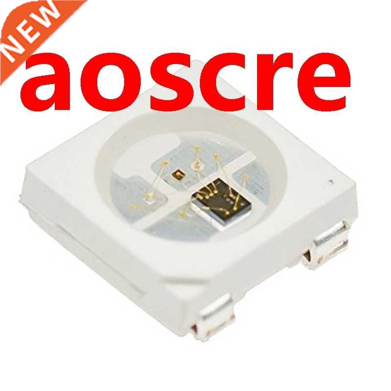 100PCS WS2812B RGB LED Chip 5050SMD White PCB WS2812 Individ