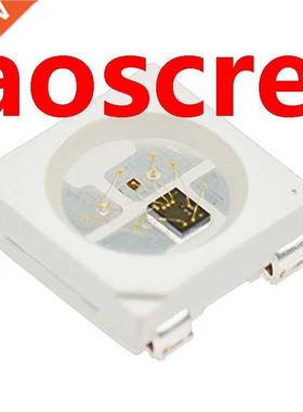 100PCS WS2812B RGB LED Chip 5050SMD White PCB WS2812 Individ