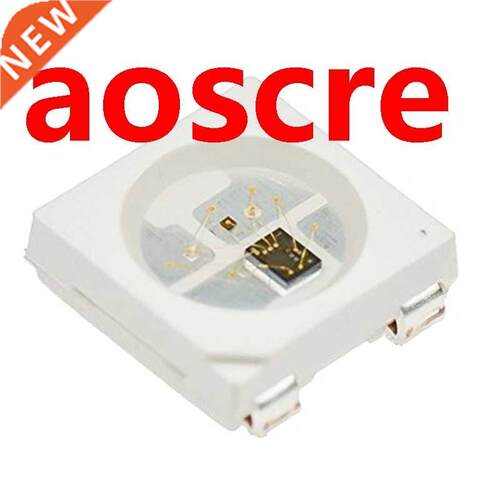 100PCS WS2812B RGB LED Chip 5050SMD White PCB WS2812 Individ