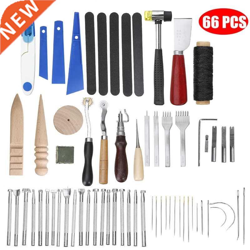 KiWarm Professional 37/61/18Pcs Leather Craft Tools Kit Hand