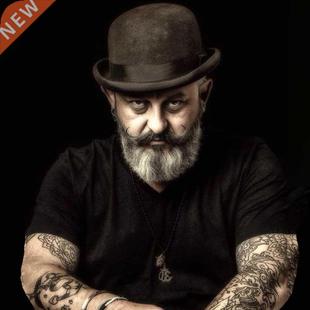 4Size 100% Wool Women Men Bowler Hat Pure Crushable Dome Fed