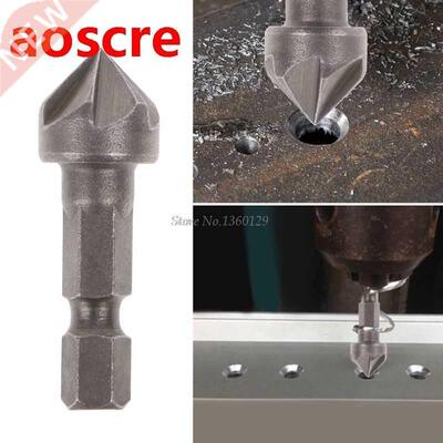 1PC 6 Flute Countersink Drill Bit 90 Degree Point Angle Cham