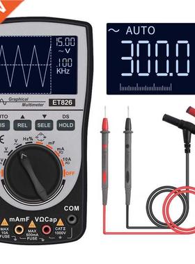 ET826 Automatic Range Multimeter with Oscilloscope Waveform