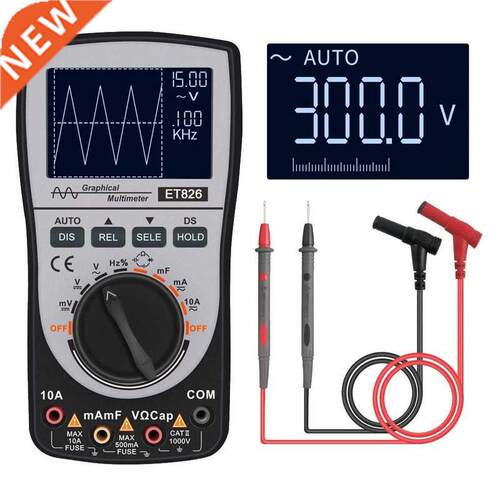 ET826 Automatic Range Multimeter with Oscilloscope Waveform