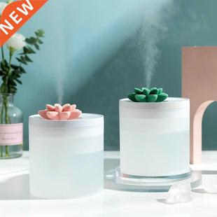 800ml Large Capacity Humidifier USB Ultrasonic Lotus