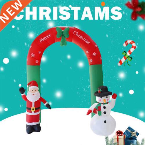 Christms Infltble Snt Clus rch Grden Door Christms