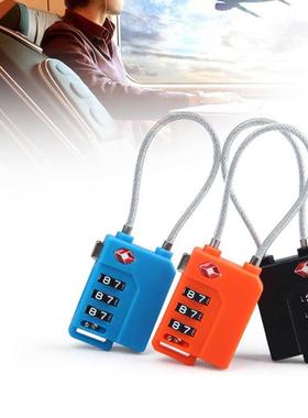 3 Digit Password Lock Steel Wire Security Lock Suitcase Lugg