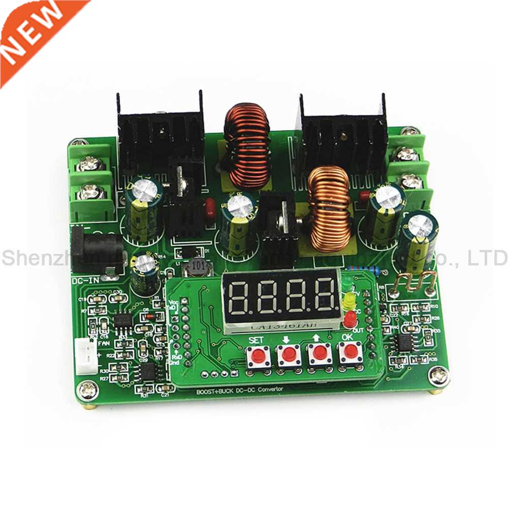 CNC 8V 6A Buck/Bost DC To DC Converter Digital Adjustable