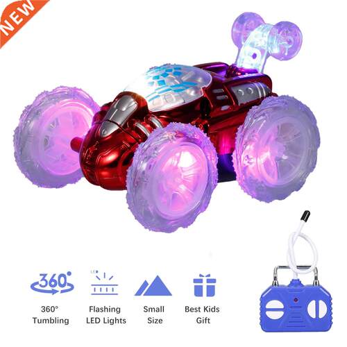 Remote Contr Stunt Car RC Car Toy with Flashing LED Lights