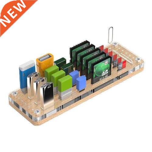 Wooden Storge Holder 25 Slots For USB
