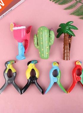 Plastic Beach Towels Clips For Sunbeds Sun Lounger Animal