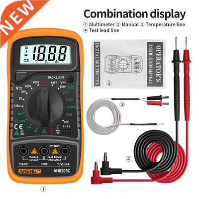 ANENG AN8205C Digital Multimeter AC/DC Ammeter Volt Ohm
