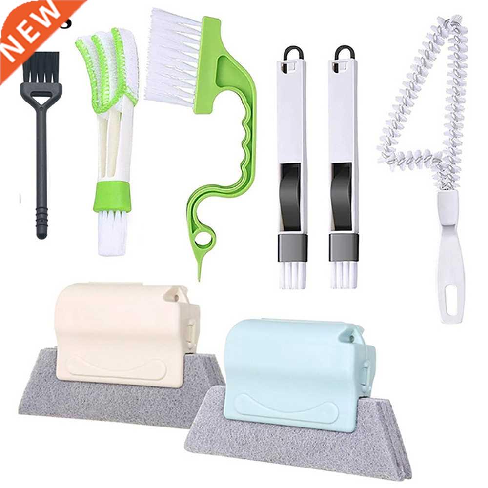 8pcs Hand-Held Groove Gap Cleaning Brush Groove Corner