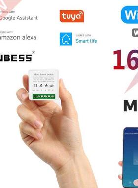 AUBESS 16A Mini Smart Wifi DIY Switch Supports 2 Way