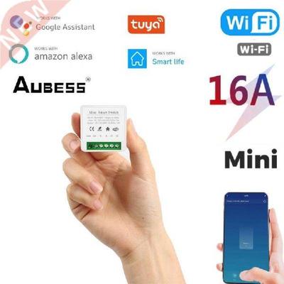 AUBESS 16A Mini Smart Wifi DIY Switch Supports 2 Way