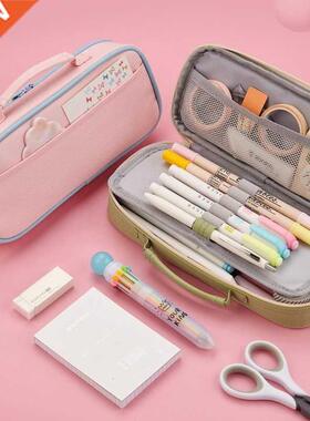 Angoo Handbag style Pen Pencil Bag Case Nice Color Washable