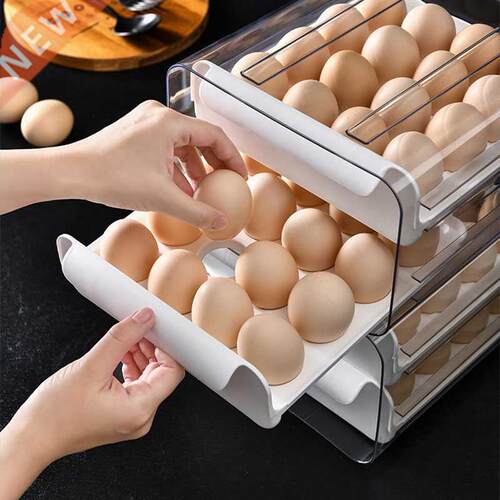Egg Storage Box Drawer-Type Refrigerator Storage Box