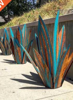 Metal Art Tequila Rustic Sculpture Garden Yard 9Leaves