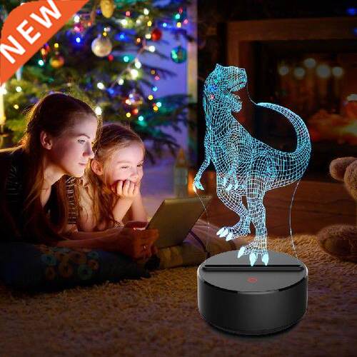 3D Dnosaur lluson lamp Velocraptor 3D Nght Lght Table