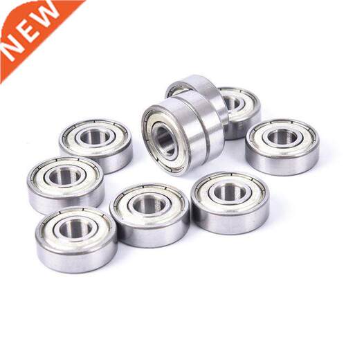 Stainless Steel Skate Skateboard Wheels Silver Bearings ABEC