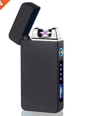 sb Rechargeable Electric Lighter Dual Arc Windproof Cigar Li