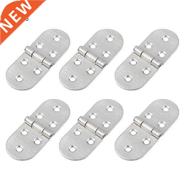6pcs Folding Hinge Table Flip Top Home Office Smooth