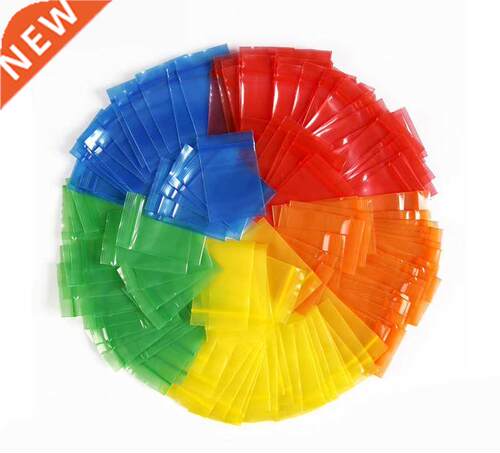 500PCS Five Color Red Yellow Blue Green Orange Zipper