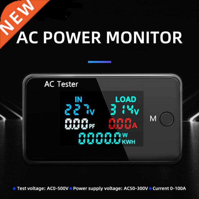 KWS-AC05 Dual Voltage Voltmeter 6 in 1 AC Wattmeter 50-00V