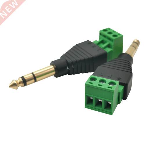 6.35mm 6.5mm 3Pin Audio Male Stereo Sound Track plug Solder